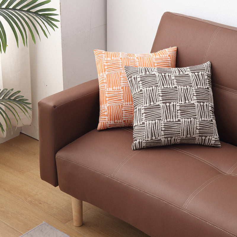 Vintage Tufted Square Arm Living Room 3 Seater Standard Settee