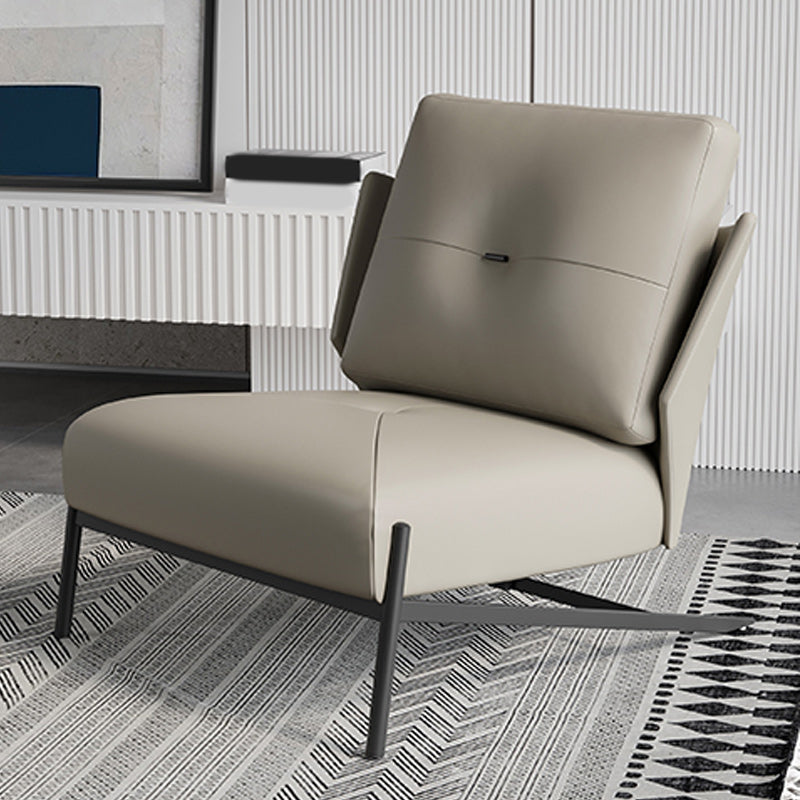 Industrial Solid Color Slipper Chair Basic Four Leg Slipper Chair for Living Room