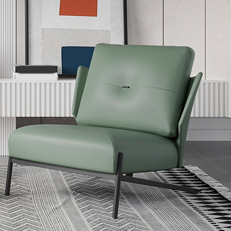 Industrial Solid Color Slipper Chair Basic Four Leg Slipper Chair for Living Room