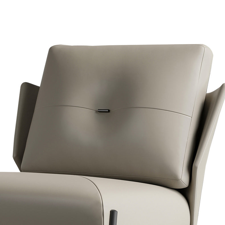 Industrial Solid Color Slipper Chair Basic Four Leg Slipper Chair for Living Room