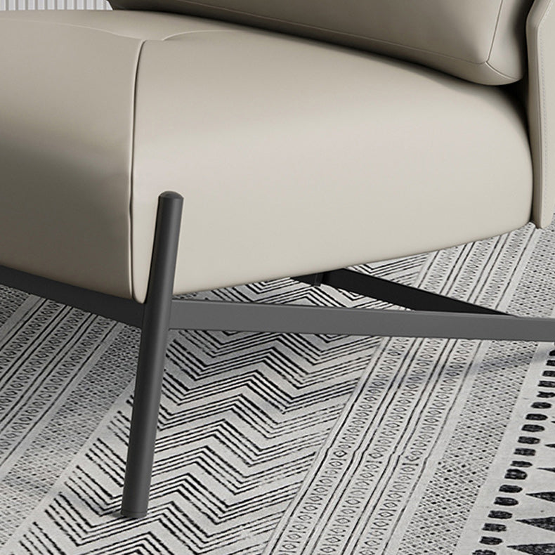 Industrial Solid Color Slipper Chair Basic Four Leg Slipper Chair for Living Room