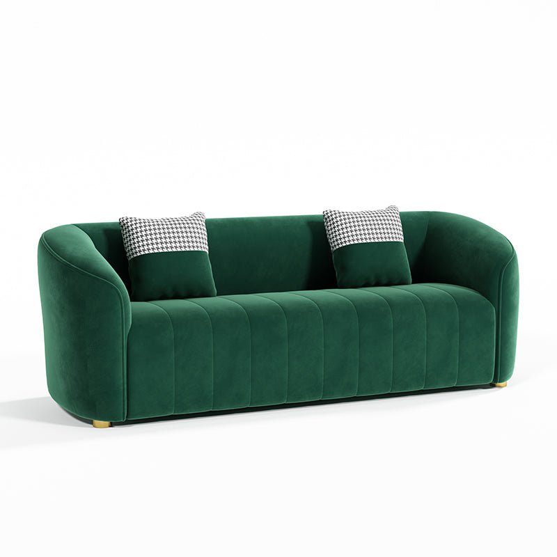 Contemporary Seating Cushions Tuxedo Arm Living Room Standard Settee