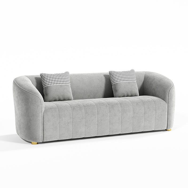Contemporary Seating Cushions Tuxedo Arm Living Room Standard Settee