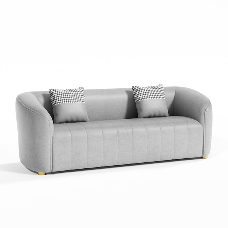 Contemporary Seating Cushions Tuxedo Arm Living Room Standard Settee
