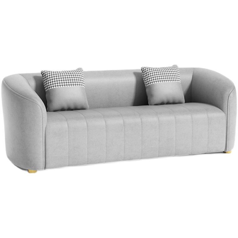 Contemporary Seating Cushions Tuxedo Arm Living Room Standard Settee
