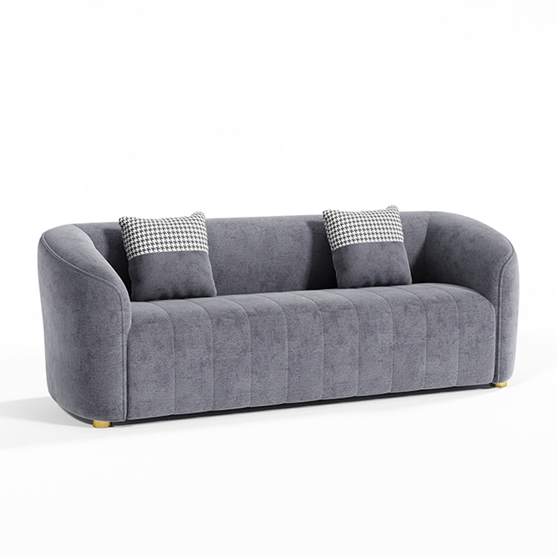 Contemporary Seating Cushions Tuxedo Arm Living Room Standard Settee