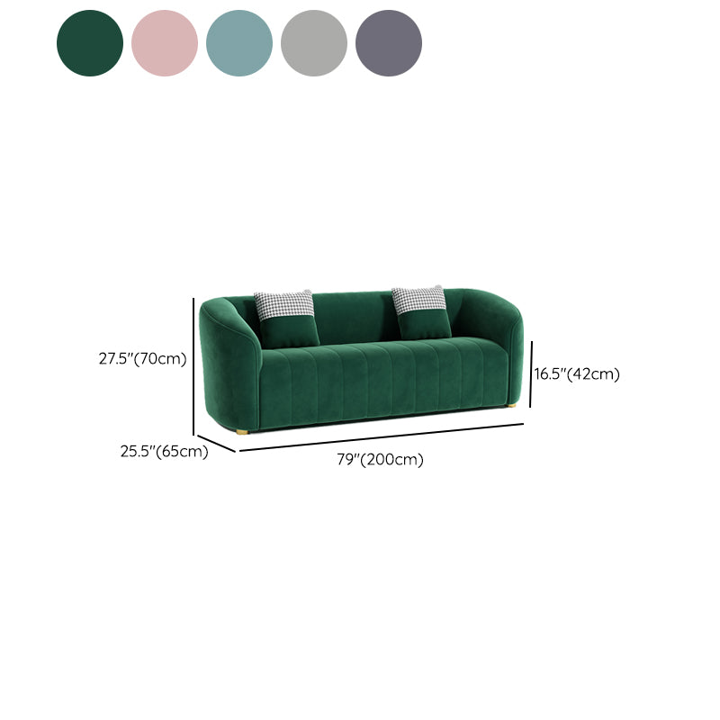 Contemporary Seating Cushions Tuxedo Arm Living Room Standard Settee