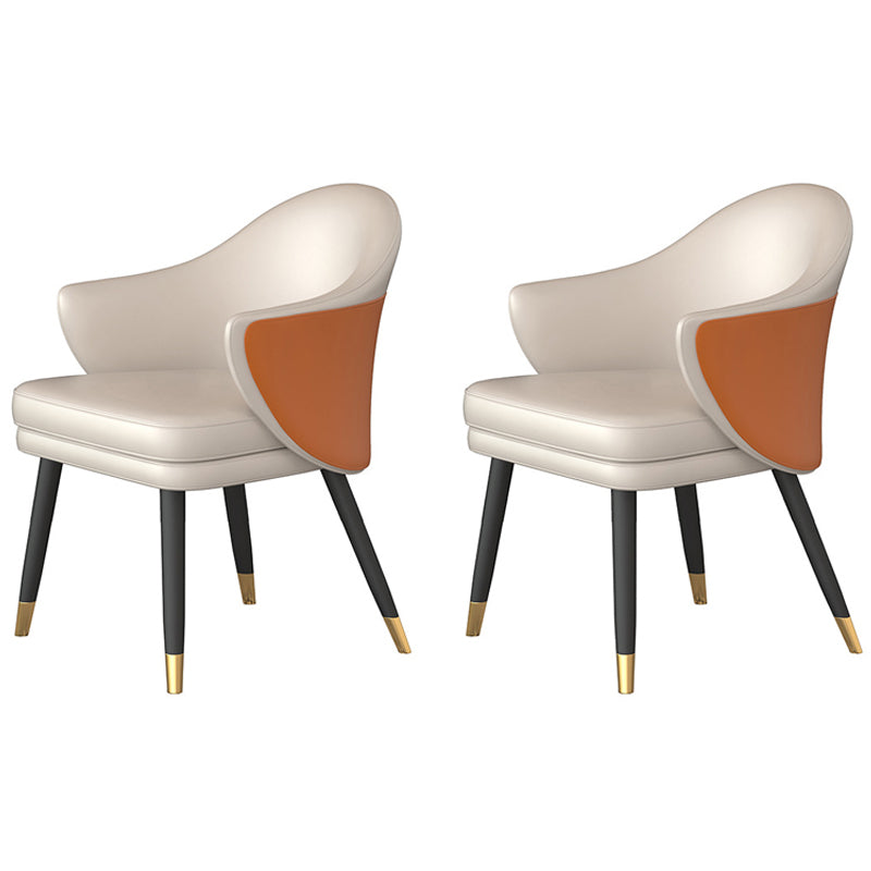 Round Dining Set with Arm Chairs 1/2/5 Pcs Stone Top Dinette Table Set for Kitchen