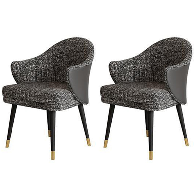 Round Dining Set with Arm Chairs 1/2/5 Pcs Stone Top Dinette Table Set for Kitchen