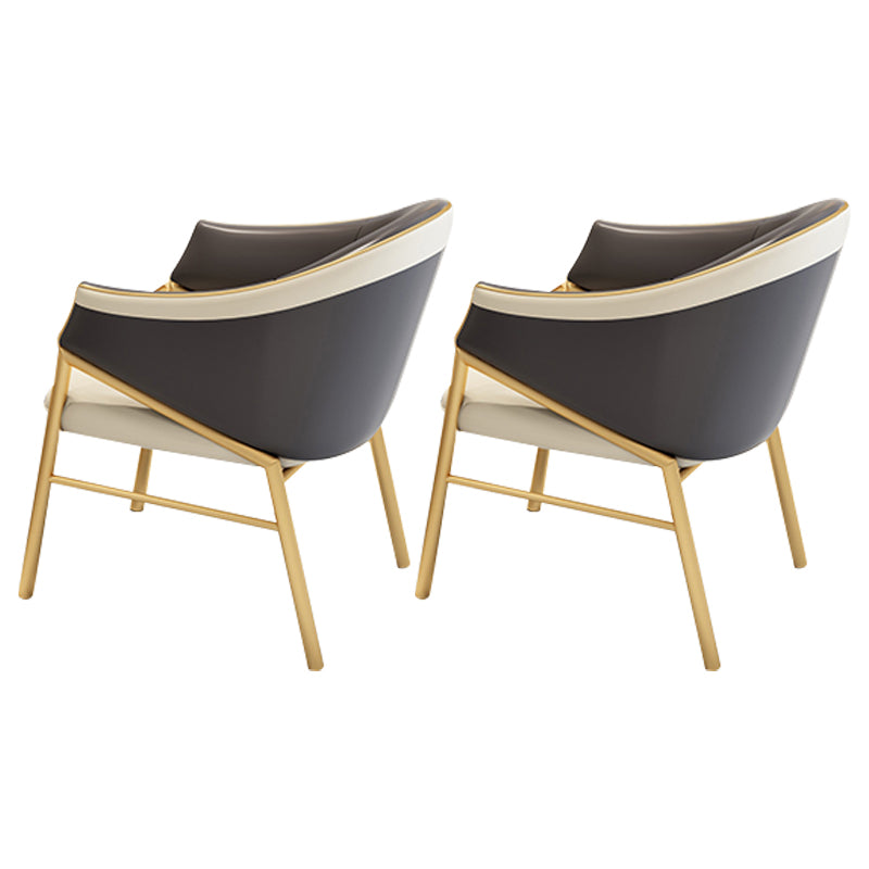 Contemporary Round Dining Table Set 1/2/5 Pcs Stone Top Dinette Set for Home