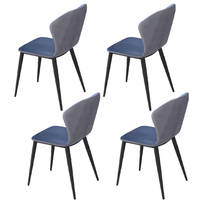 White Dining Table Set with Solid Back Chairs 1/4/5/7 Pcs Modern Dinette Set