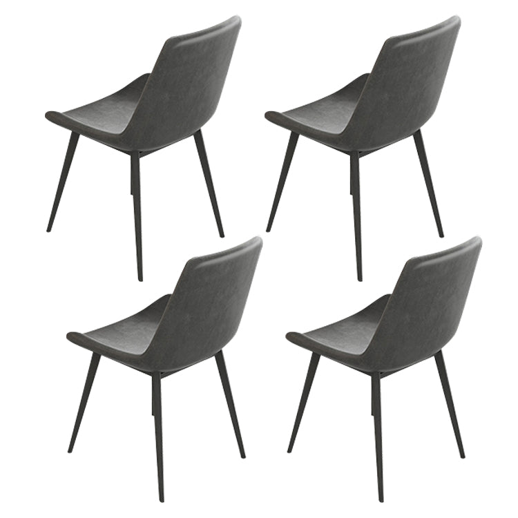 White Dining Table Set with Solid Back Chairs 1/4/5/7 Pcs Modern Dinette Set