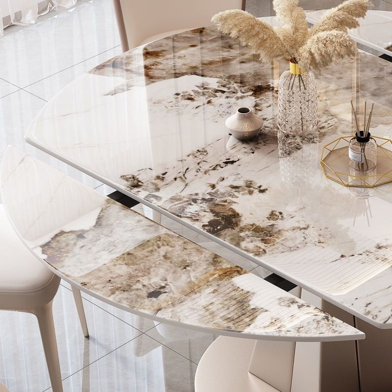 Sintered Stone Top Room Table Glam Dining Table for Dining Room