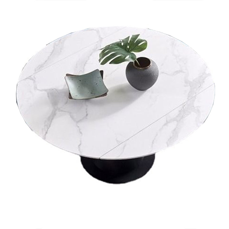 Sintered Stone Top Dining Table Round Dining Table for Dining Room