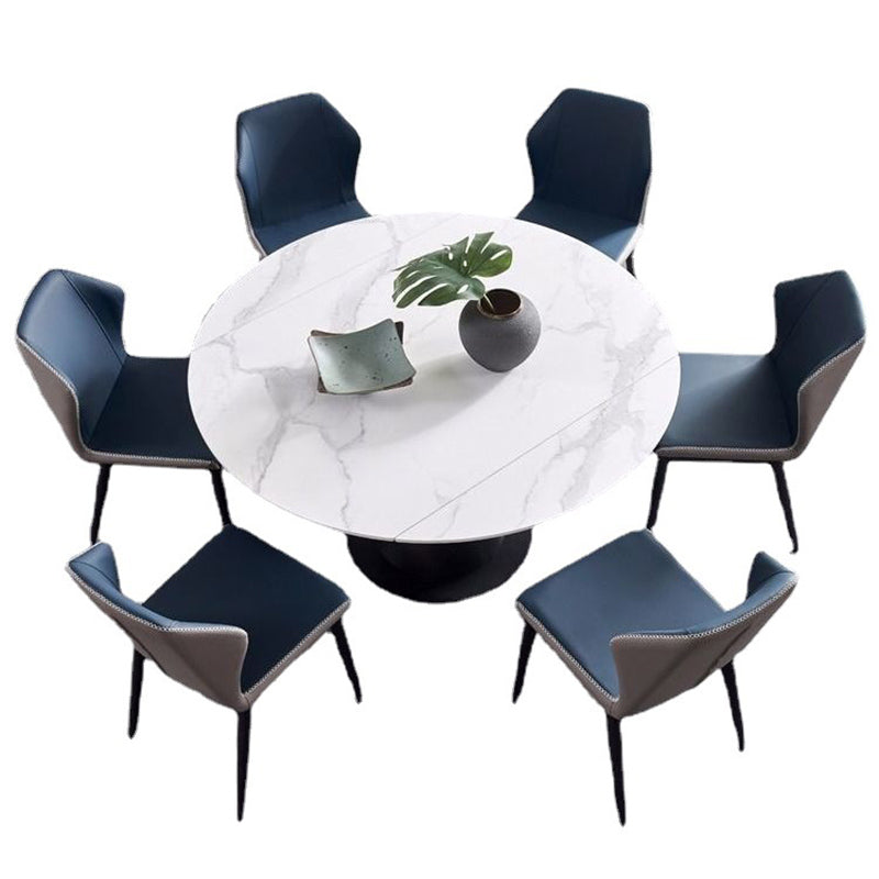 Sintered Stone Top Dining Table Round Dining Table for Dining Room