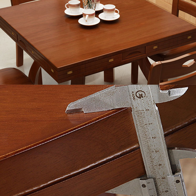 Solid Wood Dining Table Extendable Dining Table for Dining Room
