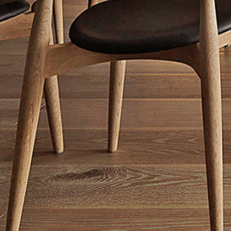 Faux Leather Kitchen Dining Chairs Upholstered Chairs with Wood Base