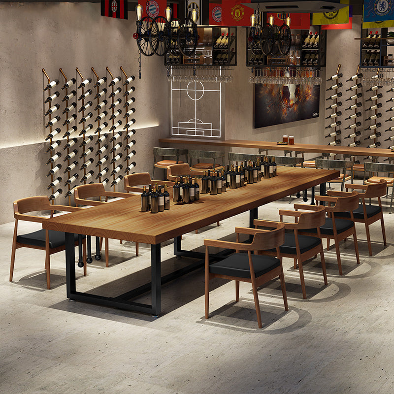 Contemporary Kitchen Dining Chairs Faux Leather Chairs with Wood Base