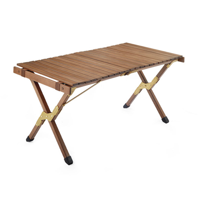 Solid Wood Removable Camping Table Modern Rectangle Camping Table