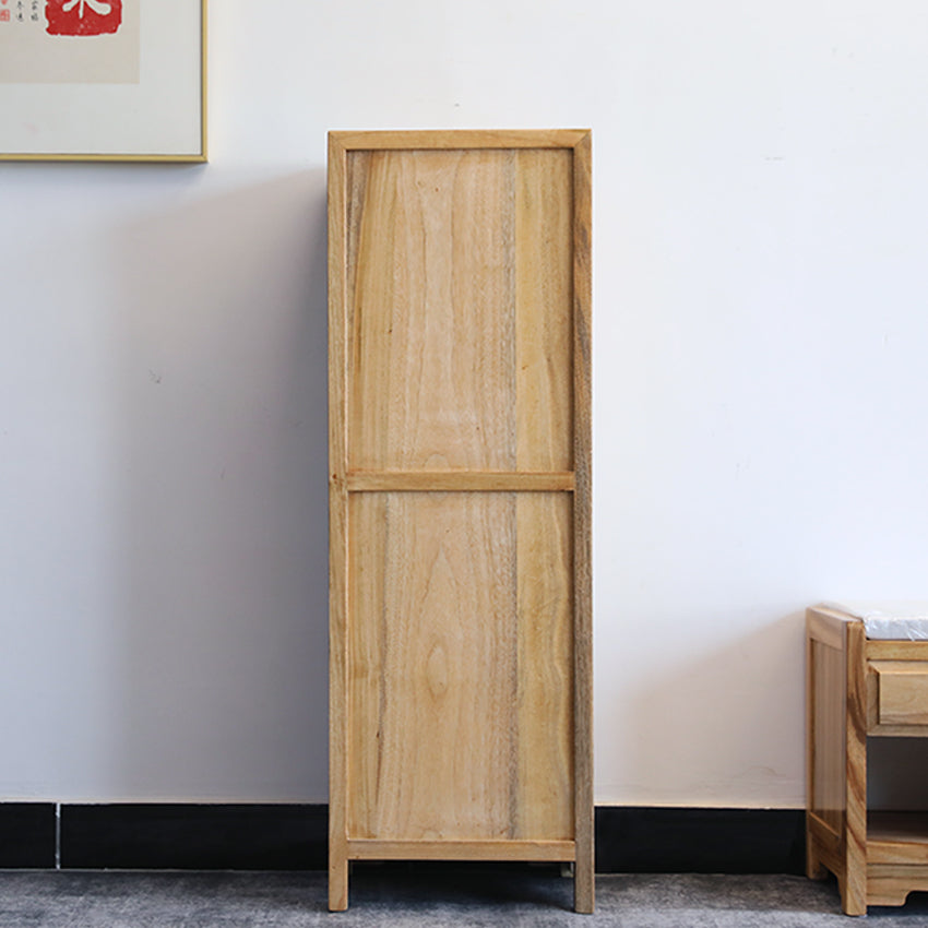 Contemporary Solid Wood Accent Chest Standard Ring Pulls Accent Cabinet