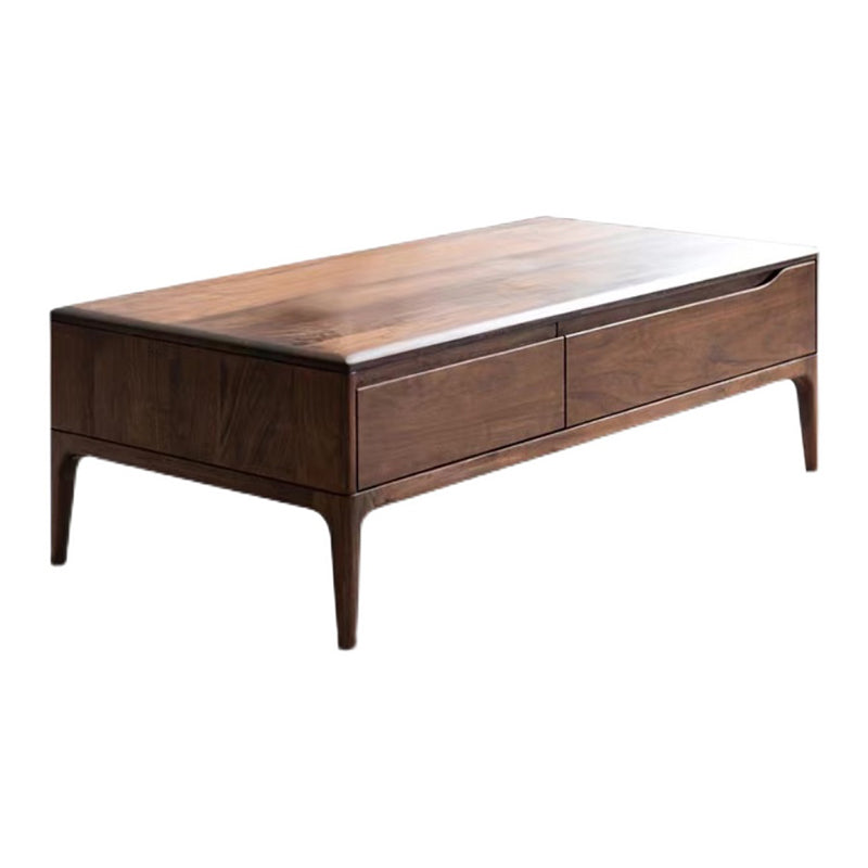 Rectangle Bunching Tables Solid Wood Coffee or End Table with Drawer