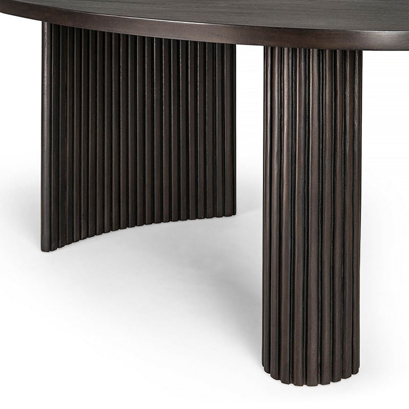 3 Legs Bunching Tables Solid Wood Geometric Coffee or End Table