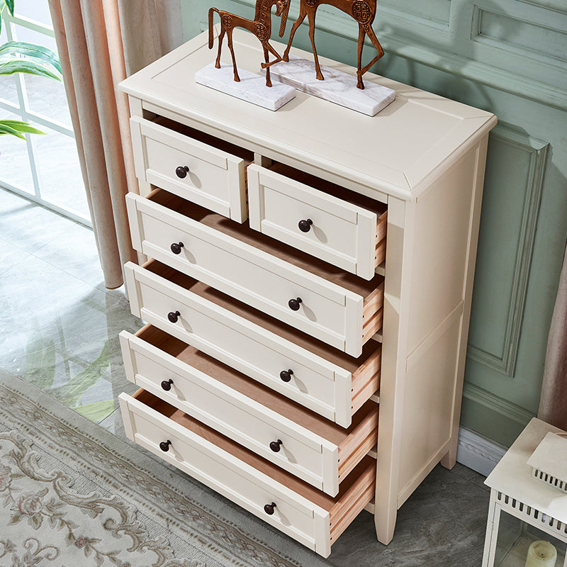 Knobs Standard Accent Chest Cherry Storage Cabinet with 5/6/7 Drawers