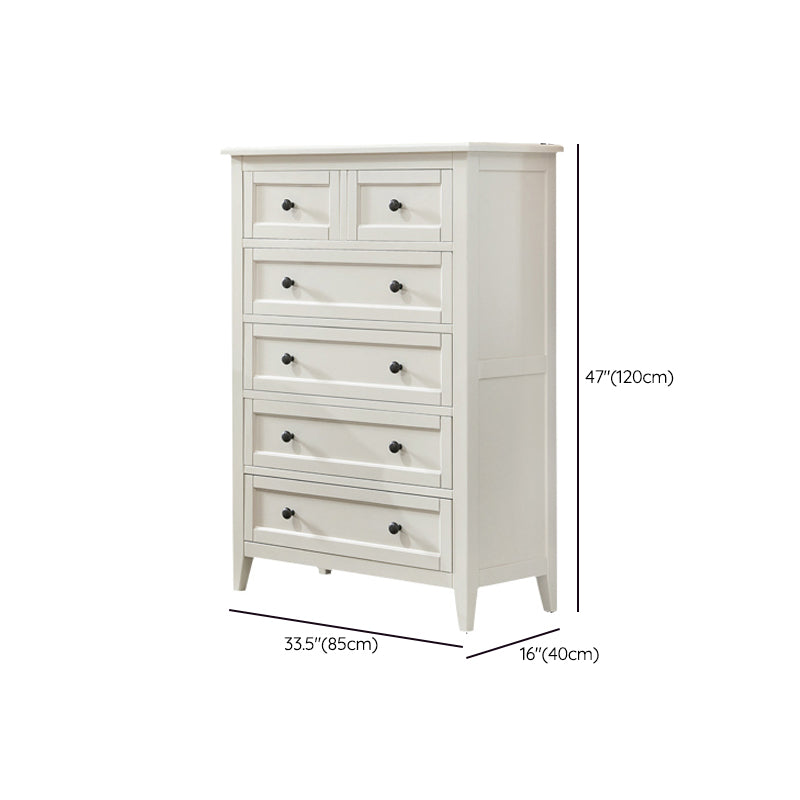 Knobs Standard Accent Chest Cherry Storage Cabinet with 5/6/7 Drawers