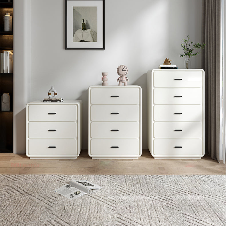 Contemporary Rectangle Accent Chest Wood Soft Close Drawers Storage Cabinet