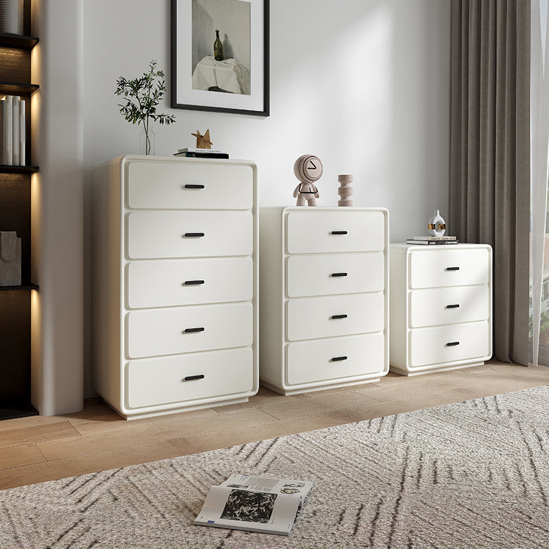 Contemporary Rectangle Accent Chest Wood Soft Close Drawers Storage Cabinet