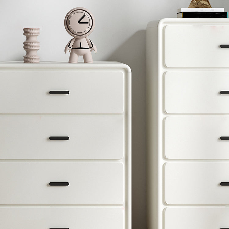 Contemporary Rectangle Accent Chest Wood Soft Close Drawers Storage Cabinet