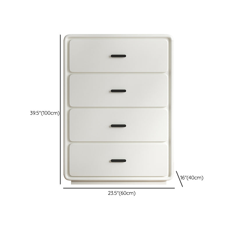 Contemporary Rectangle Accent Chest Wood Soft Close Drawers Storage Cabinet