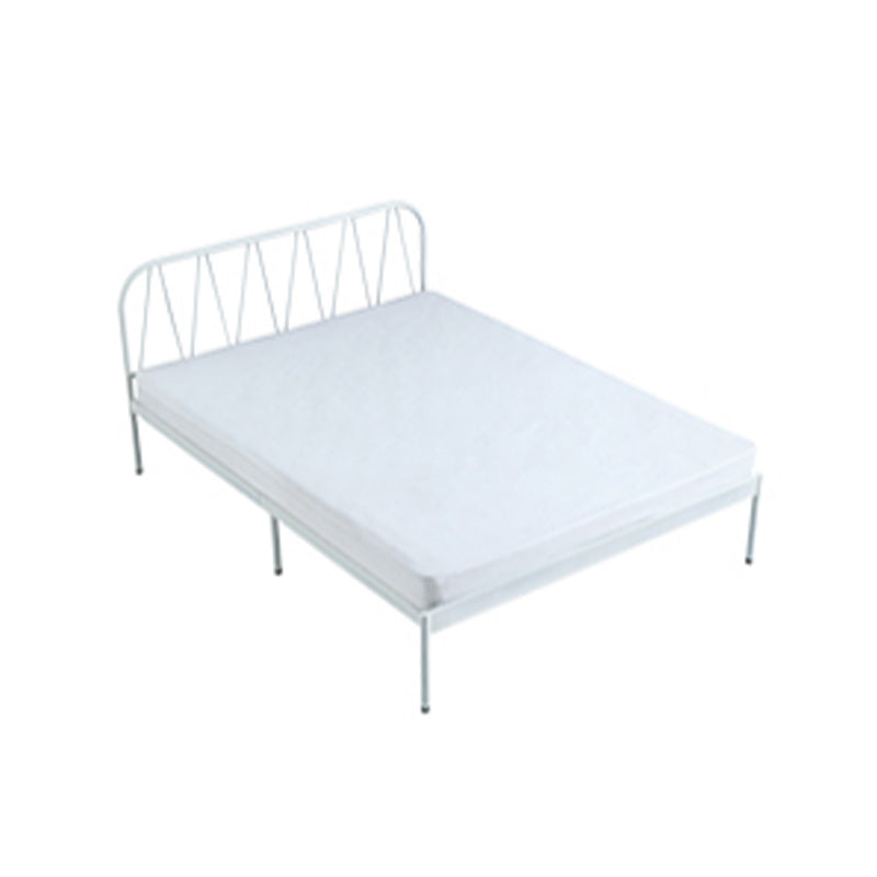 Glam Standard Bed Metal Open-Frame Bed with Custom Gold Legs