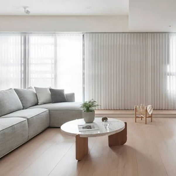 Modern Minimalist Round Coffee Table 3 Legs Terrazzo Cocktail Table in White