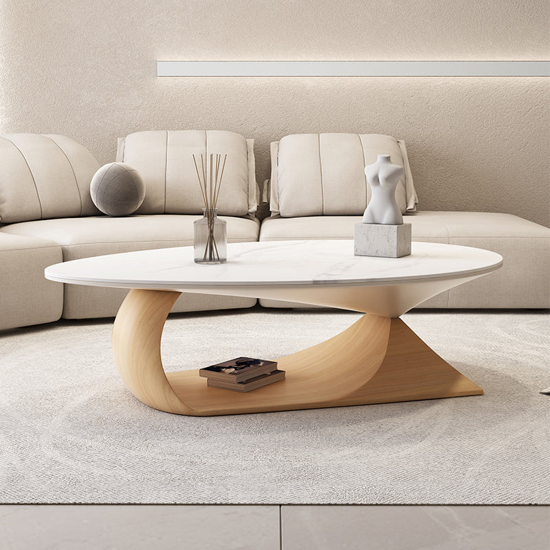 Modern Abstract Coffee Table Slate Geometric Coffee or End Table