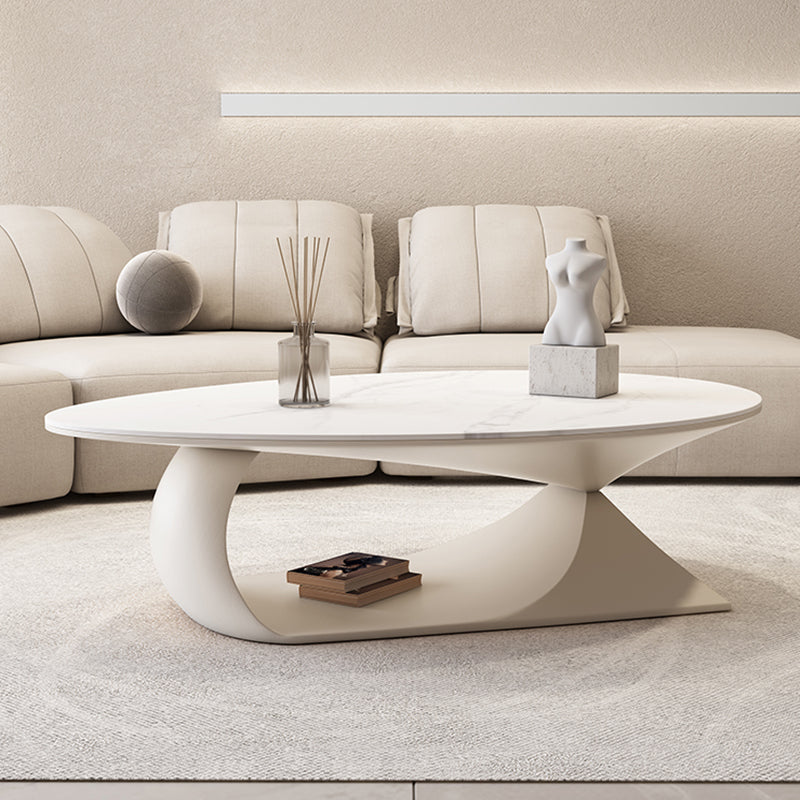Modern Abstract Coffee Table Slate Geometric Coffee or End Table