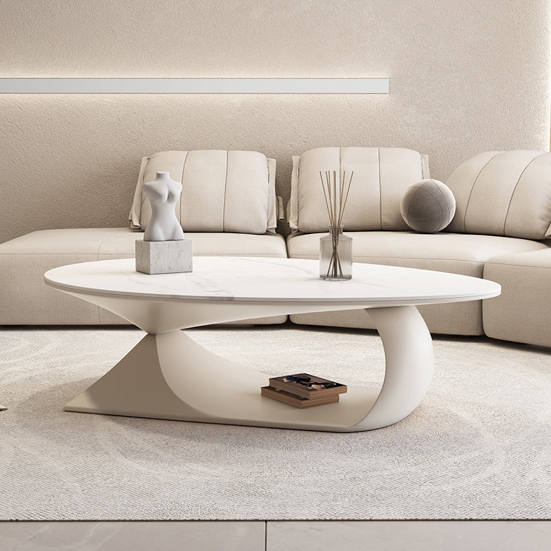 Modern Abstract Coffee Table Slate Geometric Coffee or End Table