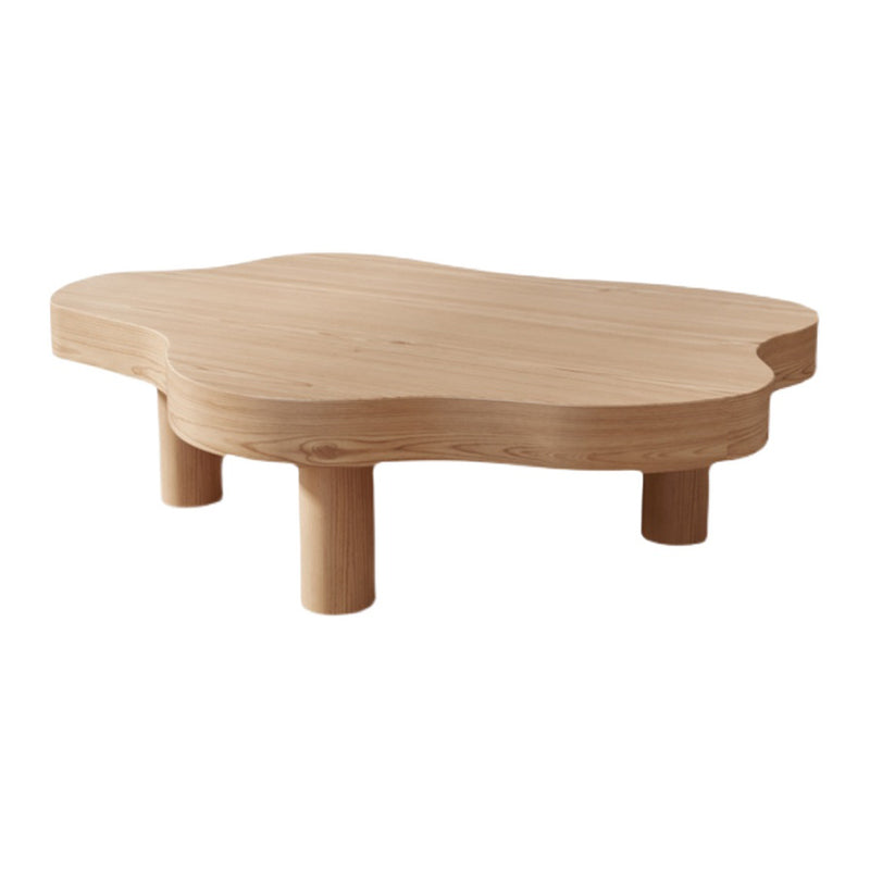 3 Legs Bunching Tables Geometric Solid Wood Coffee or End Table