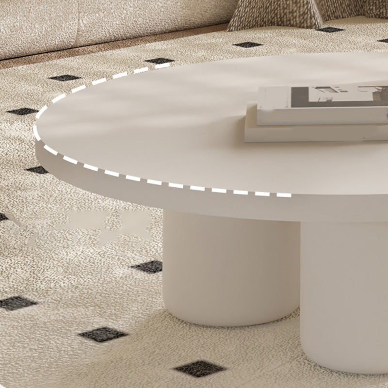 Contemporary Coffee Table Wooden Round Coffee Cocktail Table