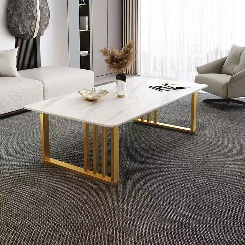 Frame Rectangle Bunching Tables Glam Slate Coffee or End Table