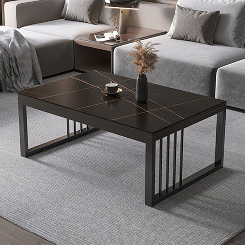 No Distressing Sled Coffee Table Rectangle Slate Single Coffee Table