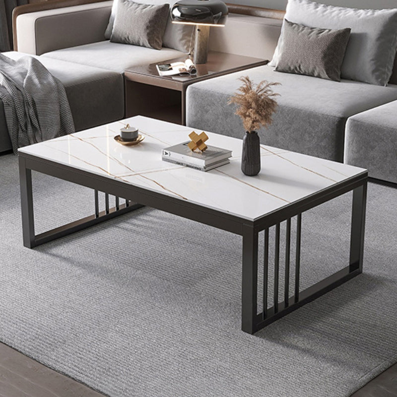 No Distressing Sled Coffee Table Rectangle Slate Single Coffee Table