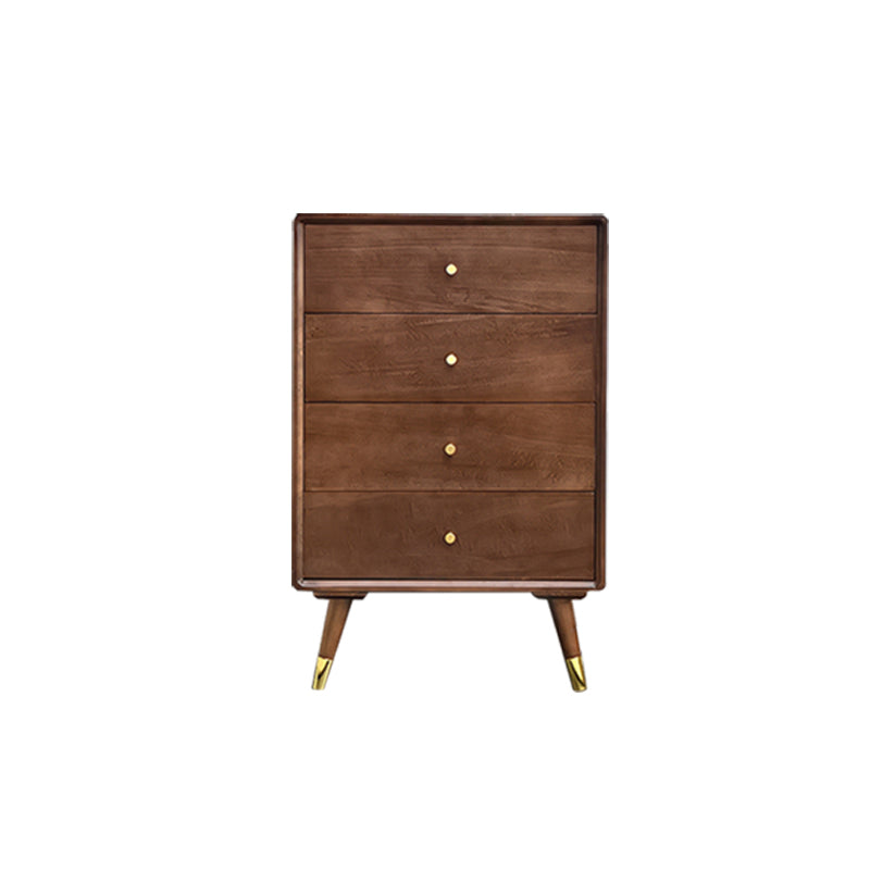 Solid Wood Accent Chest Mid Century Modern 15.7" D Cabinet with Drawers