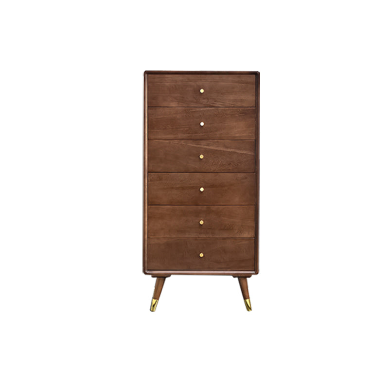 Solid Wood Accent Chest Mid Century Modern 15.7" D Cabinet with Drawers