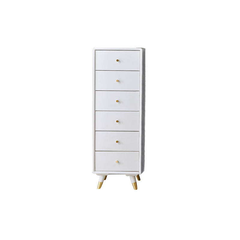 Solid Wood Accent Chest Mid Century Modern 15.7" D Cabinet with Drawers