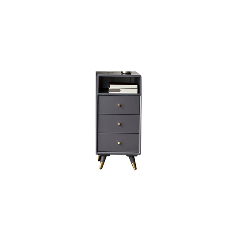 Solid Wood Accent Chest Mid Century Modern 15.7" D Cabinet with Drawers