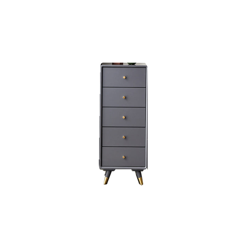 Solid Wood Accent Chest Mid Century Modern 15.7" D Cabinet with Drawers
