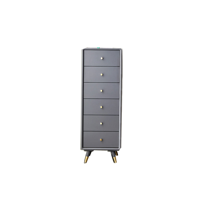 Solid Wood Accent Chest Mid Century Modern 15.7" D Cabinet with Drawers