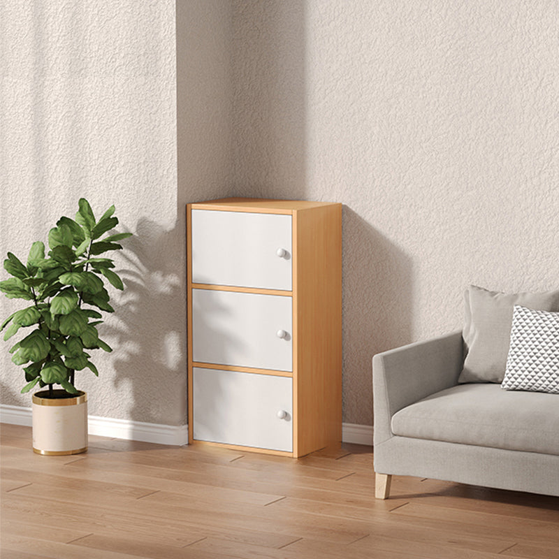Contemporary Wooden Accent Cabinet Rectangle Storage Cabinet with Door