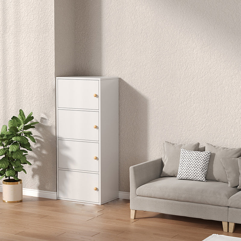 Contemporary Wooden Accent Cabinet Rectangle Storage Cabinet with Door